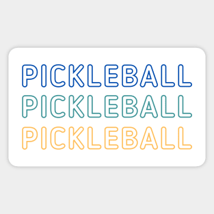 Pickleball, Pickleball, Pickleball Sticker